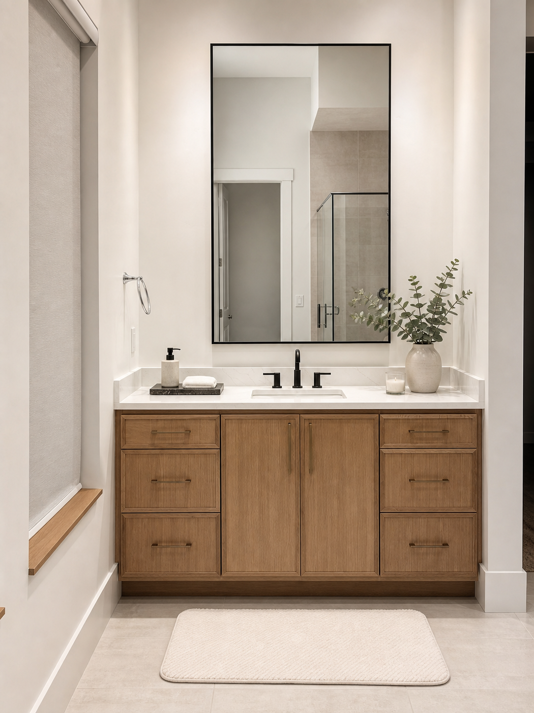Bathroom vanity detail
